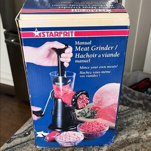 Starfrit Black Manual Meat Grinder
